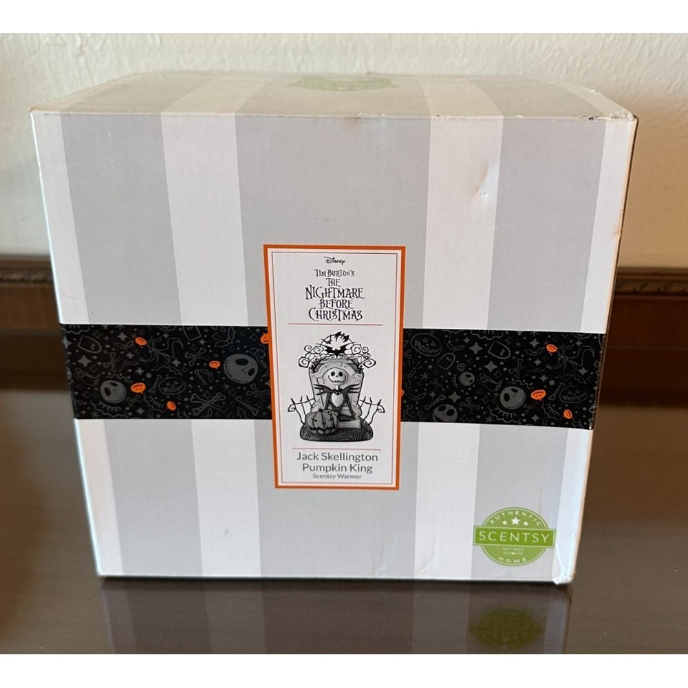 Scentsy Nightmare Before Christmas Jack Skellington Pumpkin King Wax Warmer